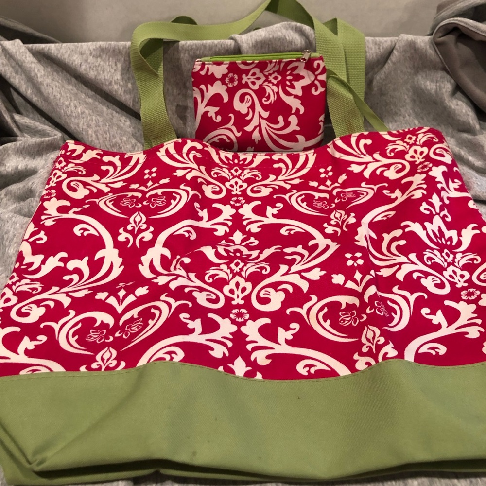 Hot Pink Canvas Tote